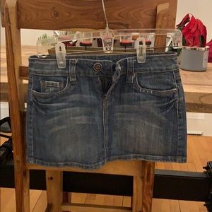 Dollhouse Mini Jean Skirt
